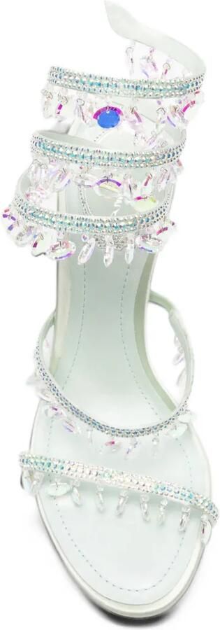 René Caovilla Chandelier sandalen Groen - Foto 4