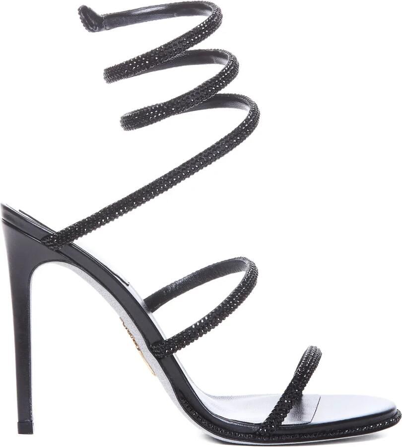 René Caovilla Cleo 105 sandalen Zwart - Foto 1