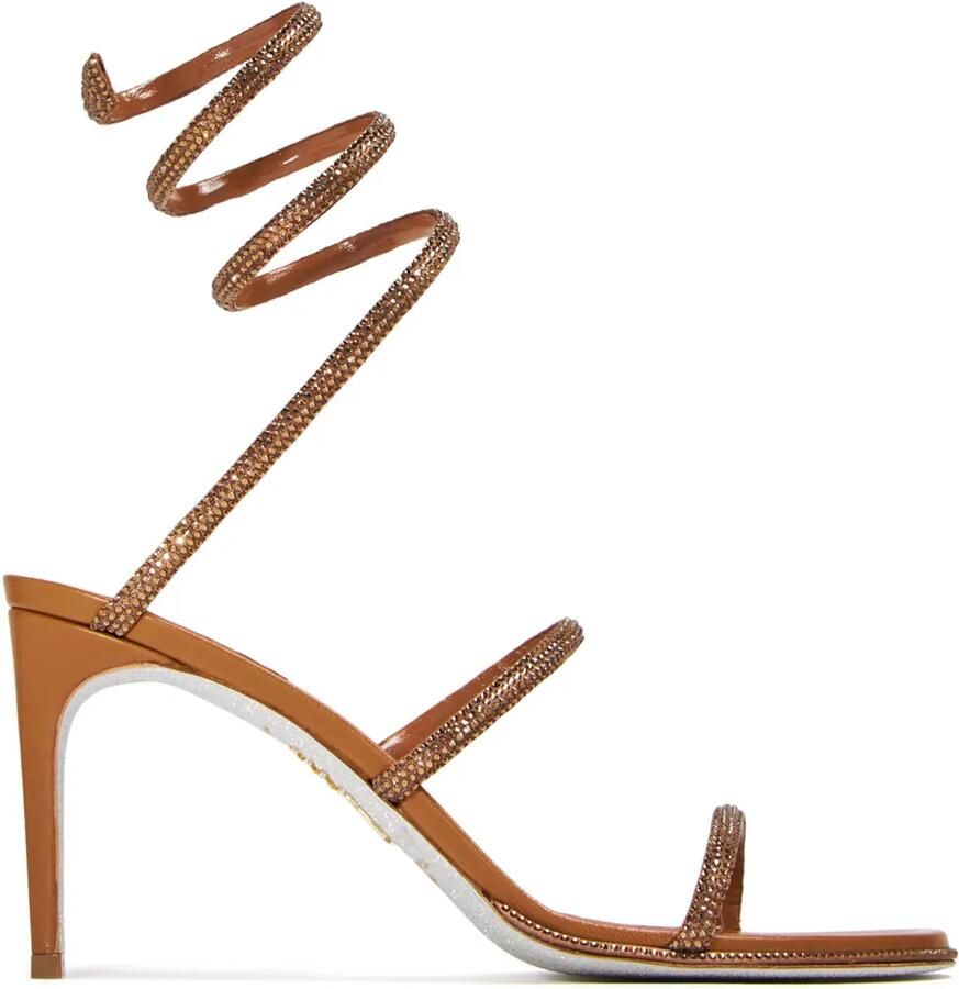 René Caovilla Cleo 80 mm pumps Bruin