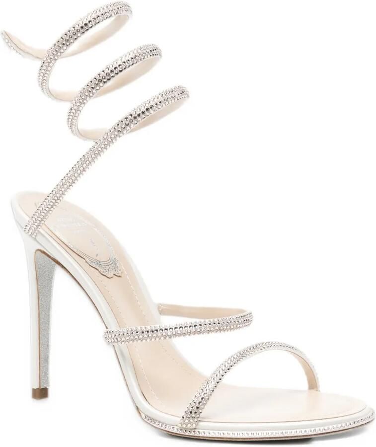 René Caovilla Cleo sandalen verfraaid met kristallen Beige - Foto 2