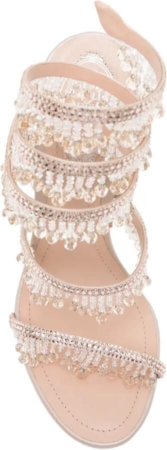 René Caovilla Cleo Jahanara sandalen Beige - Foto 4