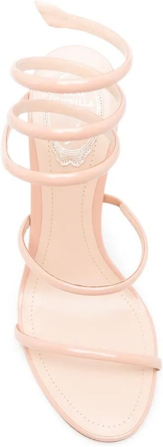 René Caovilla Cleo lakleren sandalen Beige - Foto 4