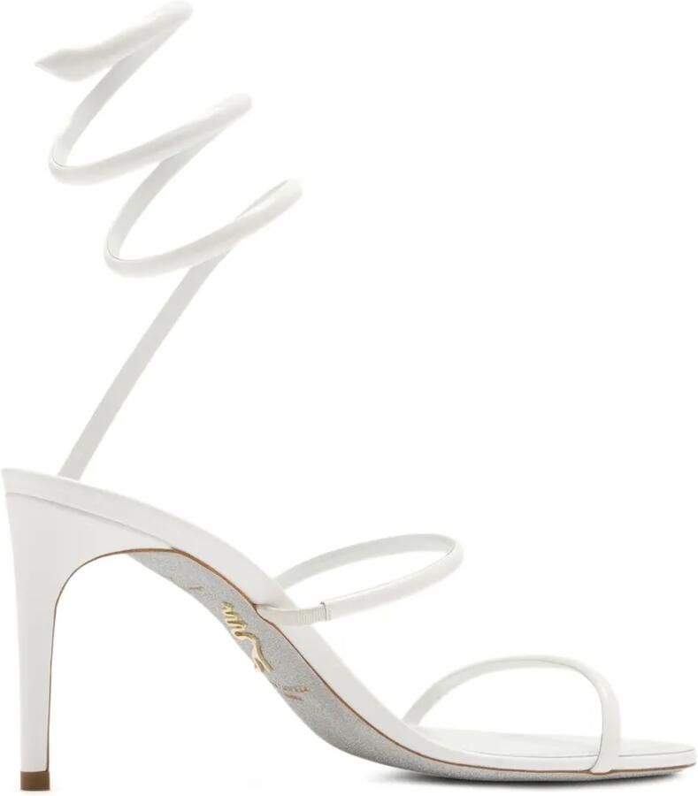 René Caovilla Cleo lakleren sandalen Wit - Foto 2