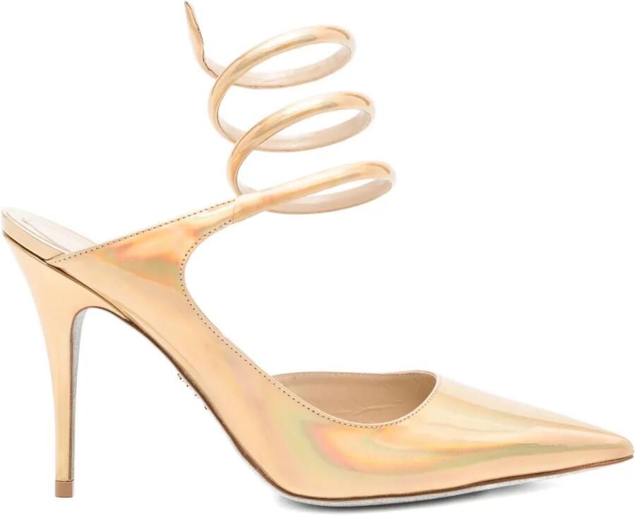René Caovilla Cleo pumps Geel