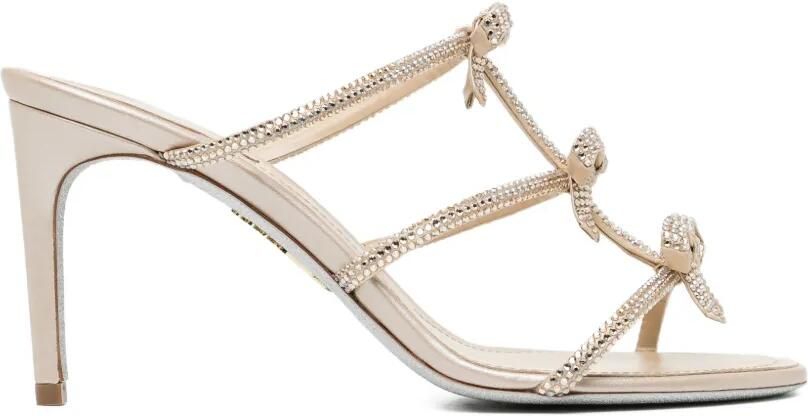 René Caovilla Cleo sandalen Beige