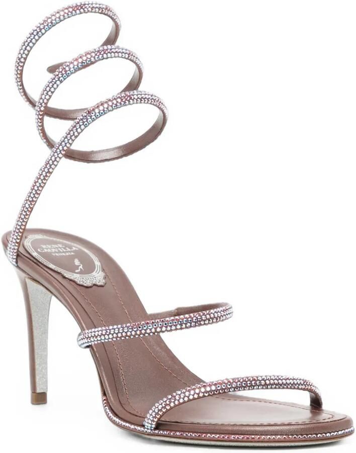 René Caovilla Cleo sandalen Bruin - Foto 2