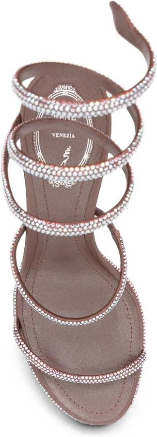 René Caovilla Cleo sandalen Bruin - Foto 4