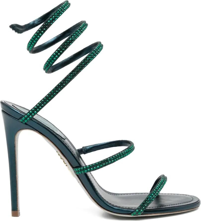 René Caovilla Cleo sandalen Groen