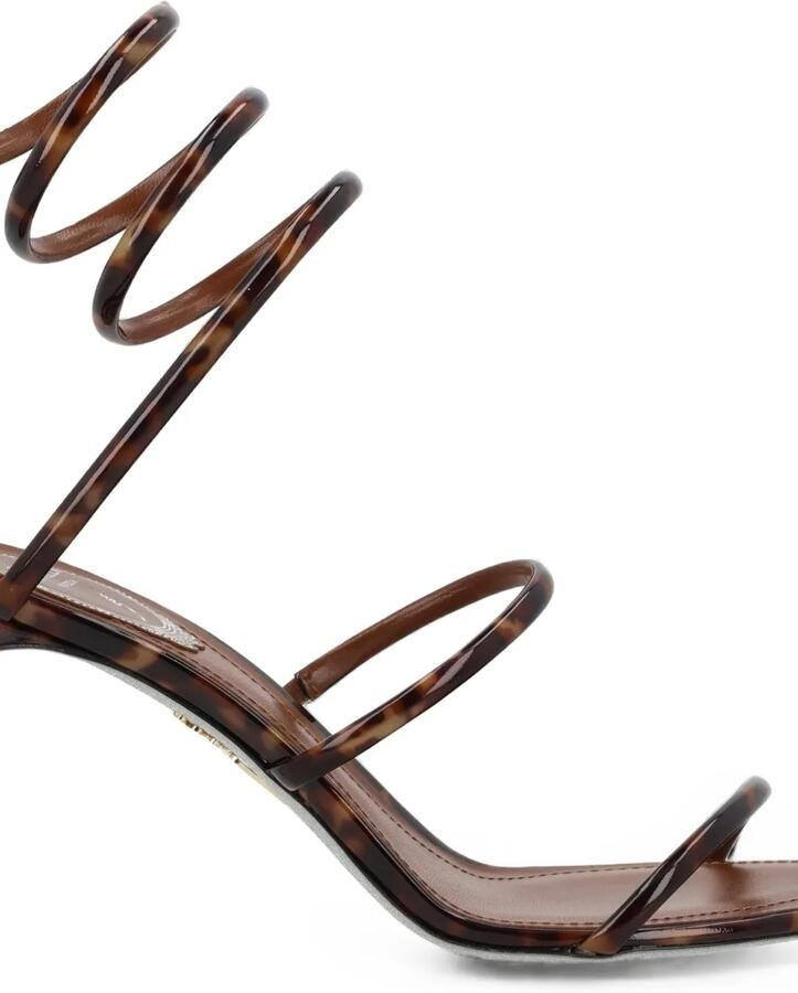 René Caovilla Cleo sandalen met schildpadschild-design Bruin - Foto 2