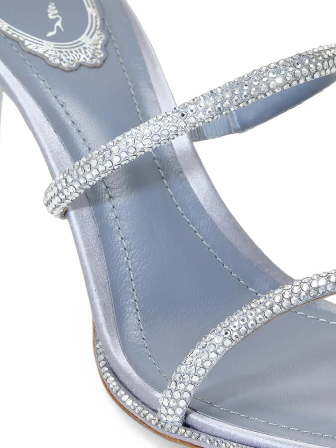 René Caovilla Cleo sandalen verfraaid met kristallen Blauw - Foto 3
