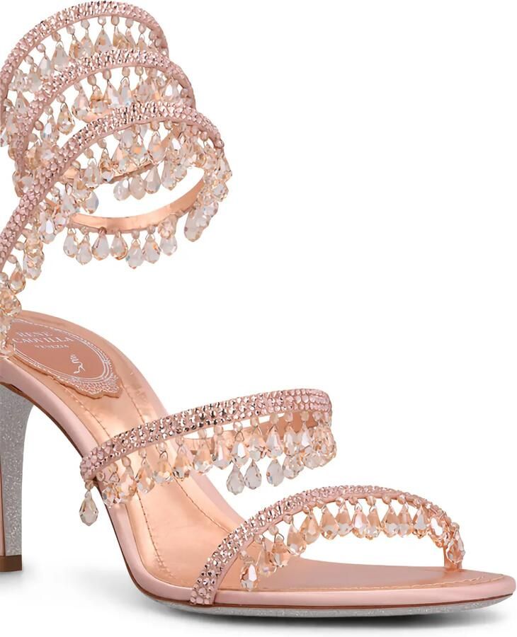 René Caovilla Cleo sandalen verfraaid met kristallen Roze - Foto 3