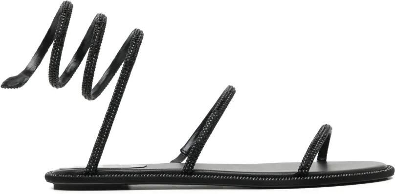 René Caovilla Cleo sandalen Zwart