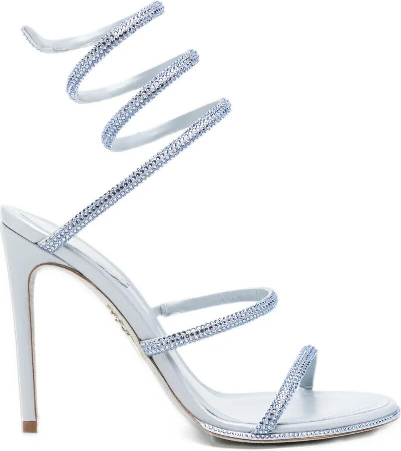 René Caovilla Cleo sandalen met stras Blauw