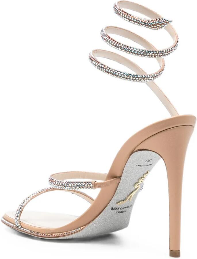 René Caovilla Cleo verfraaide sandalen Beige - Foto 2
