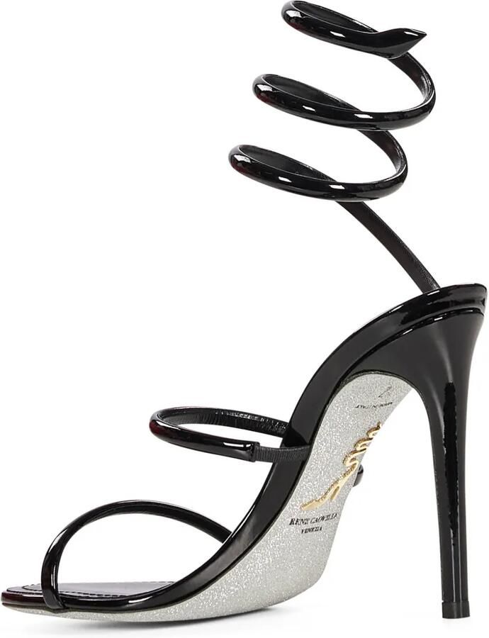 René Caovilla Cleo wikkelsandalen Zwart - Foto 3