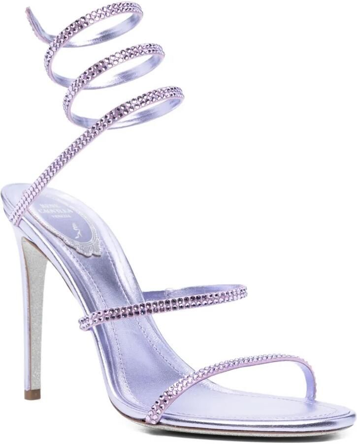 René Caovilla Cleo wisteria sandalen 105 Wit - Foto 2