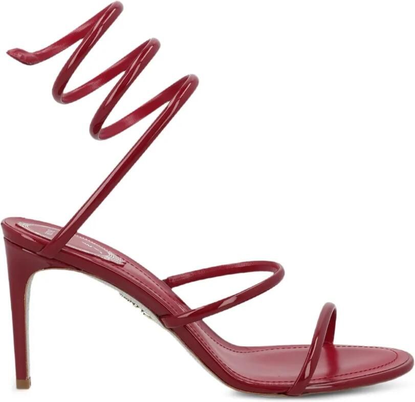 René Caovilla Cleo wikkelsandalen Rood