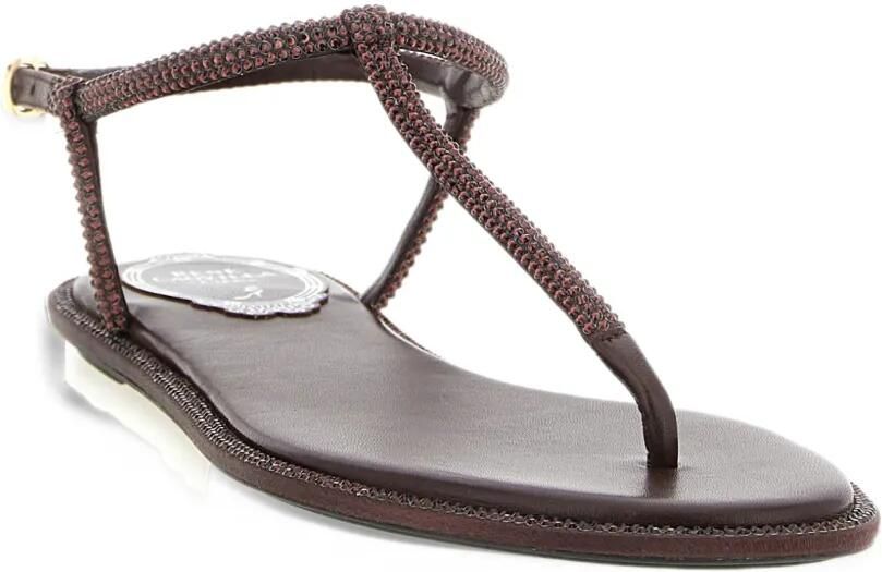 René Caovilla Diana crystal-embellished sandals Bruin - Foto 2