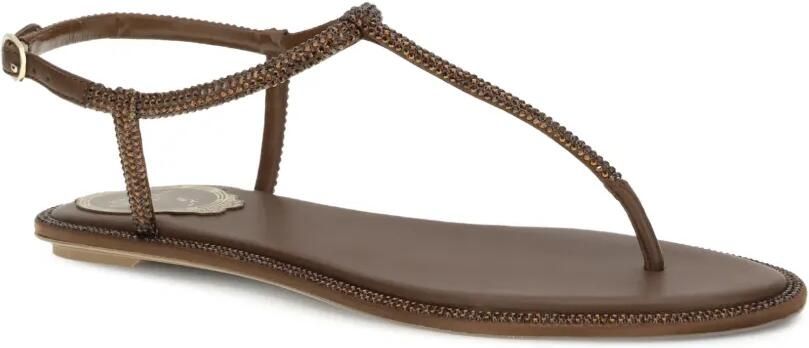 René Caovilla Diana verfraaide sandalen Bruin - Foto 4