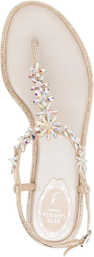 René Caovilla Eva sandalen Beige - Foto 3