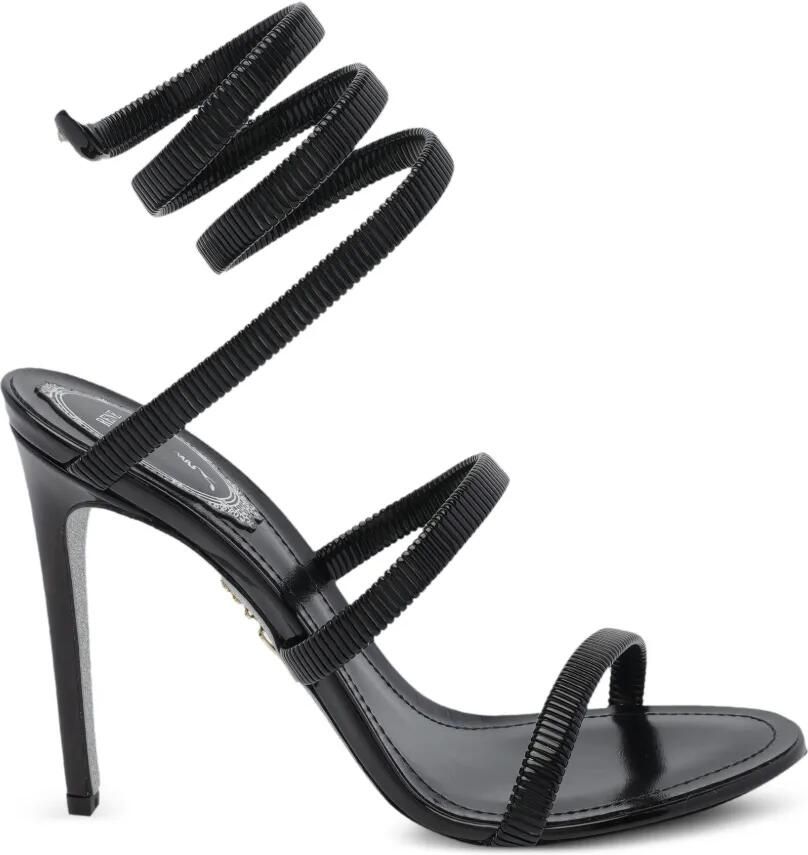 René Caovilla Juniper sandalen Zwart