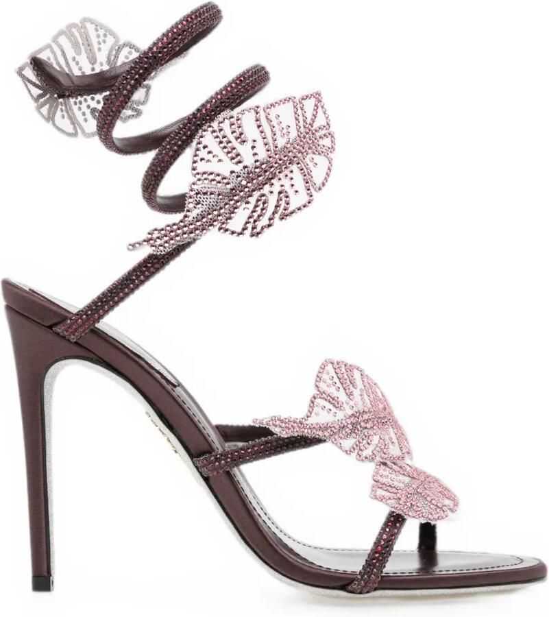 René Caovilla Leaf sandalen Paars
