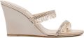 René Caovilla Octavia sandalen verfraaid met kristallen Beige - Beige