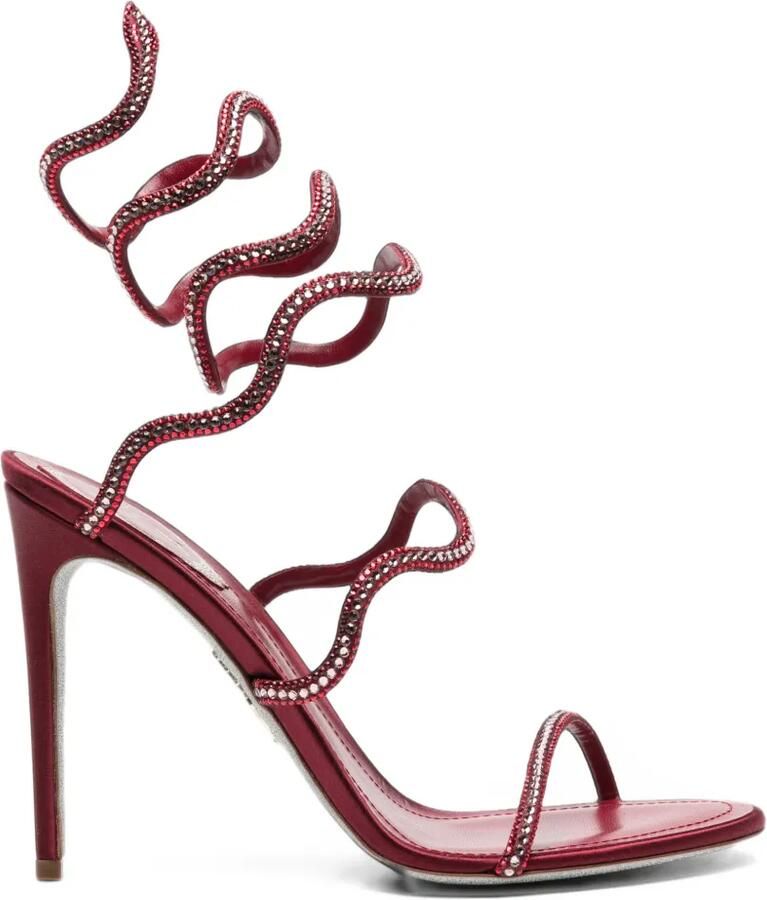 René Caovilla Onda Cleo sandalen Rood