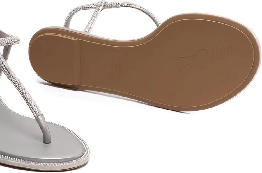 René Caovilla Verfraaide sandalen Grijs - Foto 3