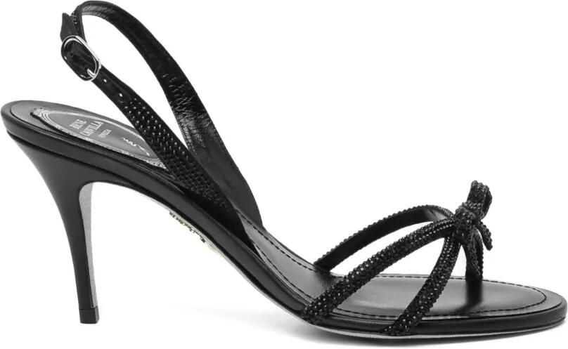 René Caovilla Verfraaide sandalen Zwart
