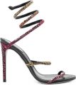 René Caovilla x Swarovski 105 mm Cleo sandalen Zwart - Zwart