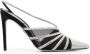 René Caovilla Slingback pumps met kristallen Zilver - Thumbnail 1