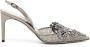 René Caovilla Stiletto sandalen verfraaid met kristal Zilver - Thumbnail 1