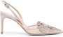 René Caovilla Veneziana slingback pumps Roze - Thumbnail 1