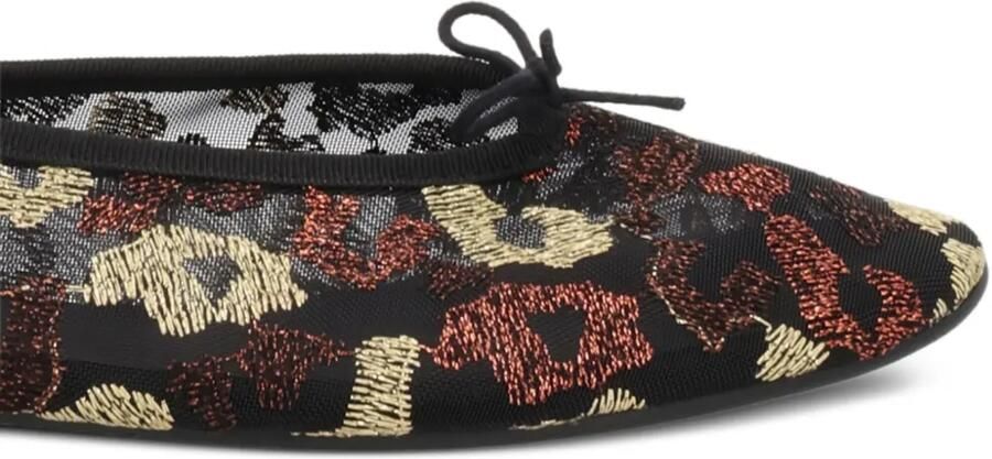 Repetto Ballerina's met bloemenprint Zwart - Foto 2