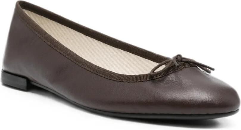 Repetto Ballerina's met strikdetail Bruin - Foto 3