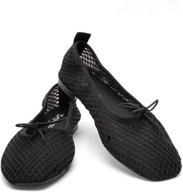 Repetto Garance ballerina's met mesh Zwart - Foto 3