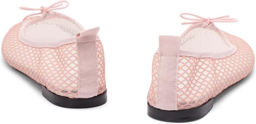 Repetto Mesh ballerina's met strikdetail Wit - Foto 4