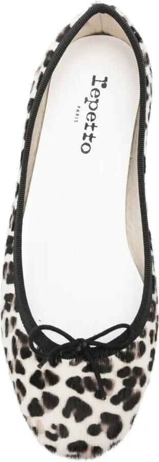 Repetto Pumps met luipaardprint en strikdetail Wit - Foto 4