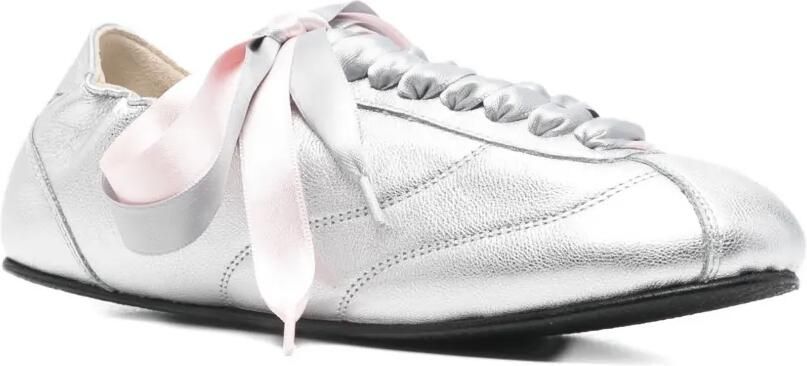 Repetto Sneakers met lint Zilver - Foto 4