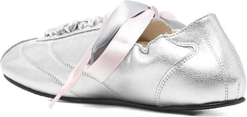 Repetto Sneakers met lint Zilver - Foto 3