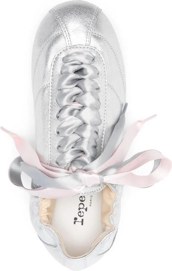 Repetto Sneakers met lint Zilver - Foto 2