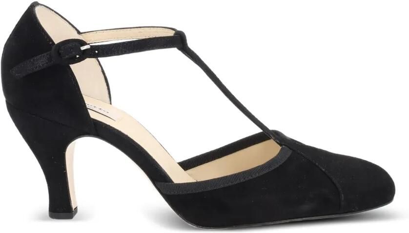 Repetto Suède pumps met T-bandje Zwart