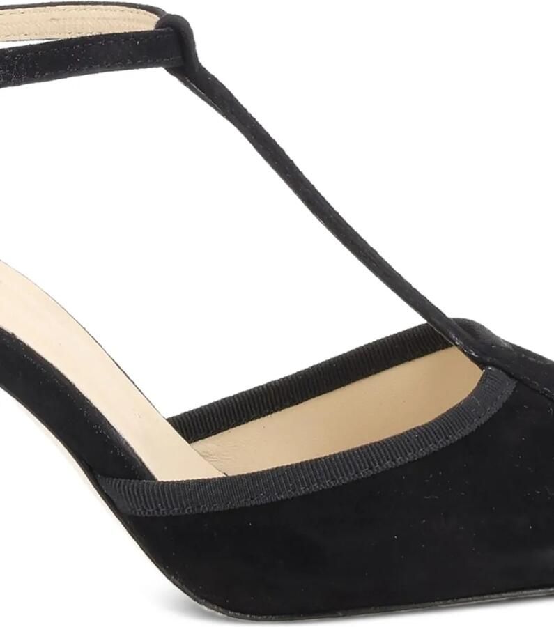Repetto Suède pumps met T-bandje Zwart - Foto 2