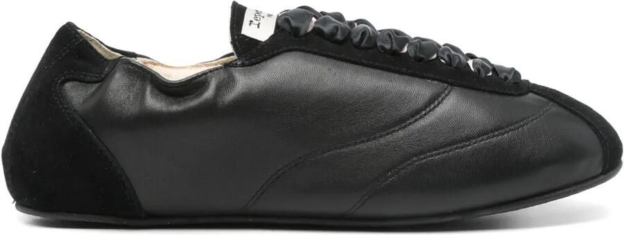 Repetto Zijden Tennis sneakers Zwart