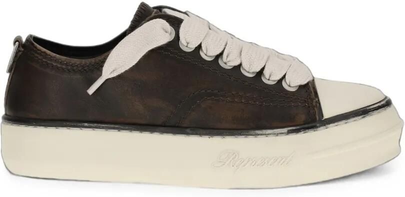 Represent Gerafelde sneakers Bruin