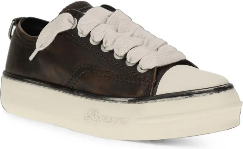 Represent Gerafelde sneakers Bruin - Foto 2