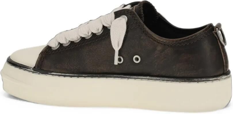 Represent Gerafelde sneakers Bruin - Foto 3