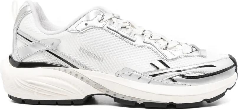 Represent Storm-Torn mesh sneakers Wit