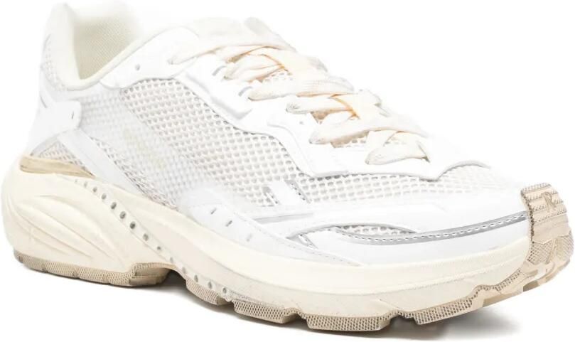 Represent Storm-Torn sneakers met mesh vlakken Beige